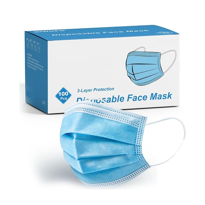Disposable face masks (100ct)
