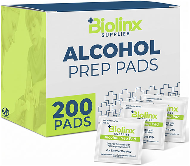 Alcohol pads (200 ct)